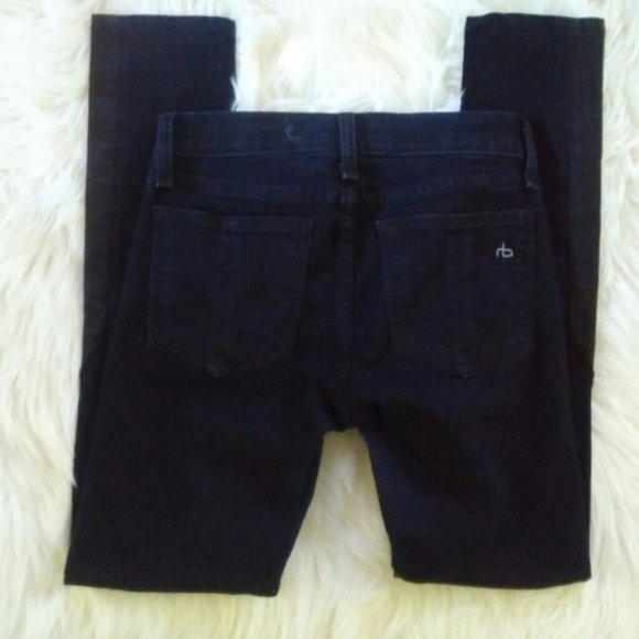 Rag & Bone Midnight Ribbon Jeans Size 24 - Picture 4 of 8